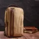 Сумка Vintage Через плече з текстилю Пісочна (22194)