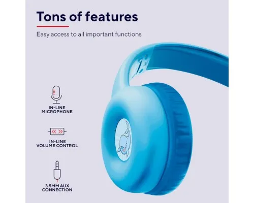 Навушники Trust Nouna Blue (25278)
