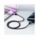 Дата кабель USB-C to USB-C 1.2m 3A aluminum alloy C20-03 Black Acefast (6974316283775)