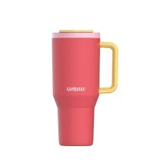 Термокружка Kambukka Rio Pink Papaya 950 мл Коралова з жовтим (11-08002)