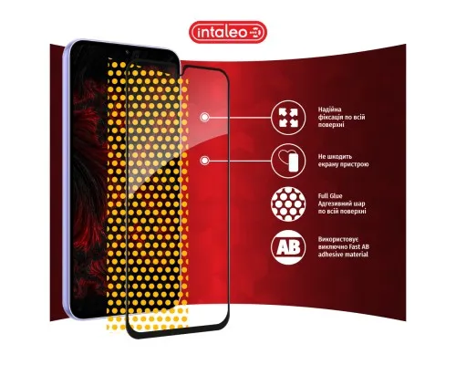 Скло захисне Intaleo Full Glue Samsung A34 5G Black (1283126559839)