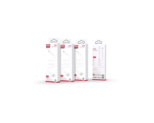 Дата кабель USB 2.0 AM to Lightning 1.0m white XO (NB230-AI.white)