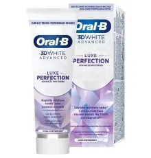 Зубна паста Oral-B 3D White Advanced Luxe Perfection Прохолода перцевої м'яти 75 мл (8700216922784)
