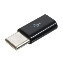 Перехідник USB-C to Micro 5P black Patron (PN-MIC-TYPE-C)