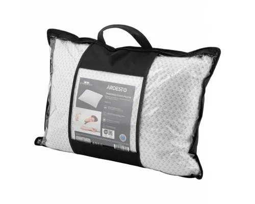 Подушка Ardesto Sleepwell, 40х60см, прямокутна, піна меморі, білий (ART4060SHP)