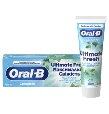 Зубна паста Oral-B Complete Абсолютна свіжість Екстрапрохолодна м'ята 75 мл (8006530254854)