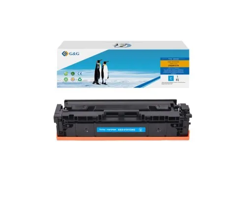 Тонер-картридж G&G Canon 067 MF651Cw/MF657Cdw/LBP631Cw/LBP633Cdw Cyan 1250 pages (G&G-5101C002)