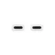 Дата кабель USB Type-C to Type-C 1.0m white Samsung (EP-DA705BWRGRU)