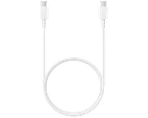 Дата кабель USB Type-C to Type-C 1.0m white Samsung (EP-DA705BWRGRU)