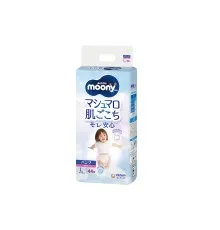 Підгузки Moony трусики для дівчаток L 9-14 кг 44 шт. (4903111206438)