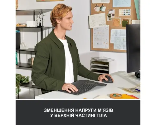 Мишка Logitech Lift Left Vertical Ergonomic Wireless/Bluetooth Graphite (910-006474)