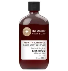 Шампунь The Doctor Health & Care Tar With Ichthyol + Sebo-Stop Complex Дьогтьовий з іхтіолом 355 мл (8588006041750)