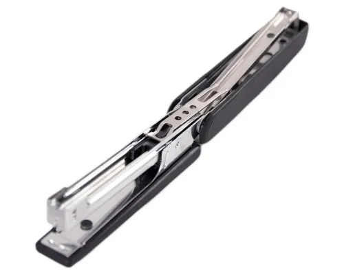 Степлер Buromax RUBBER TOUCH №10,12 аркушів 107х25х54 мм, чорний (BM.4128-01)