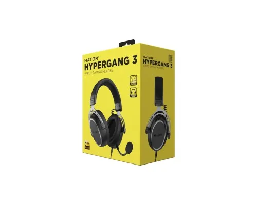 Навушники Hator Hypergang 3 Hi-Res Black (ESH05)