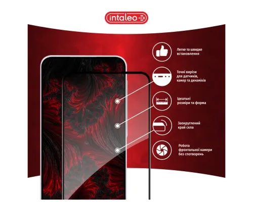 Скло захисне Intaleo Full Glue Samsung A36 Black (1283126608124)