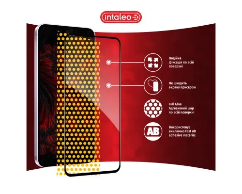 Скло захисне Intaleo Full Glue Samsung A36 Black (1283126608124)
