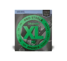 Струни для гітари D'Addario XL ProSteels Bass Super Light 5-String (40-125) (EPS220-5)