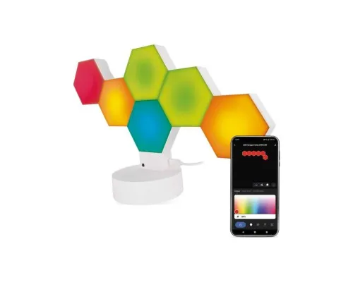 Світильник EMOS ZIW426R HEXAGON 6 light panels RGBIC WiFi (ZIW426R)