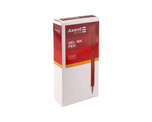 Ручка гелева Axent Delta by Axent Червона 0.7 мм (DG2042-06)