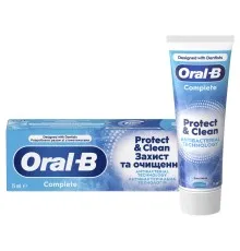 Зубна паста Oral-B Complete Захист та чистота Прохолодна м'ята 75 мл (8006530254878)