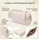 Сумка Vintage З натуральної шкіри Біла (22316)