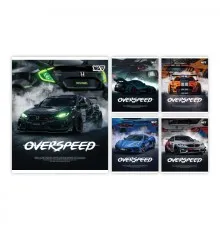 Зошит Yes Overspeed А5 18 аркушів лінія (768589)