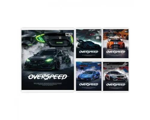 Зошит Yes Overspeed А5 18 аркушів лінія (768589)