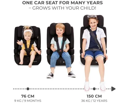 Автокрісло Kinderkraft Safety Fix 2 i-Size Grey (KCSAFI02GRY0000) (5902533923090)