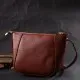 Сумка Vintage Жіноча через плече з натуральної шкіри Коричнева (22300)