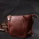Сумка Vintage Жіноча через плече з натуральної шкіри Коричнева (22300)