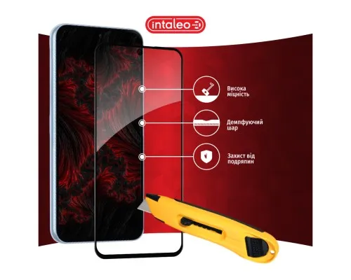 Скло захисне Intaleo Full Glue Samsung A54 5G Black (1283126559891)