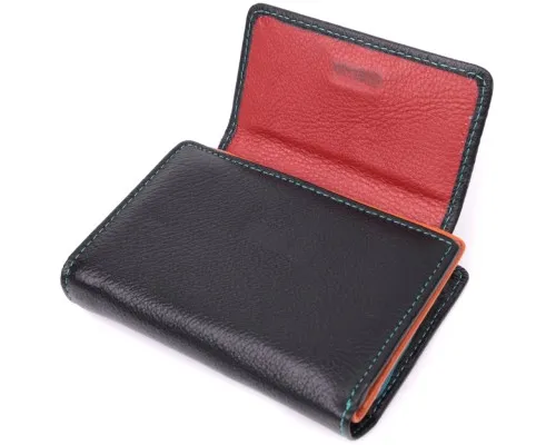 Гаманець ST Leather З натуральної шкіри Чорний (22501)