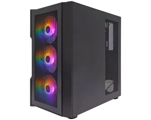 Корпус для ПК 1stPlayer T7-P-BK-4F1-PS-750FK-EU