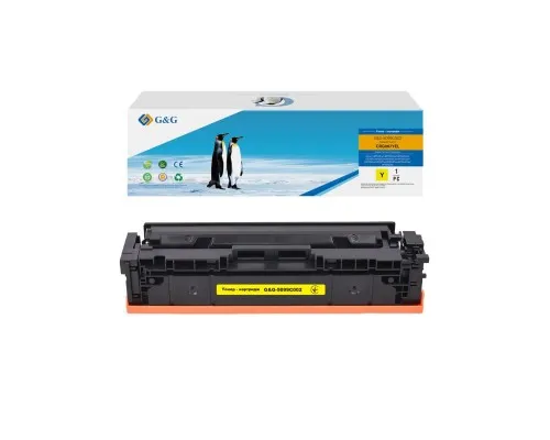 Тонер-картридж G&G Canon 067 MF651Cw/MF657Cdw/LBP631Cw/LBP633Cdw Yellow 1250 pages (G&G-5099C002)