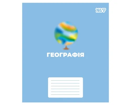 Зошит Yes предметний Concept notes ГЕОГРАФІЯ 48 аркушів клітинка (768520)