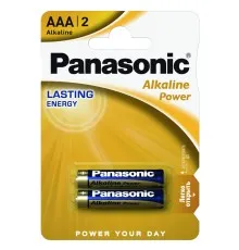 Батарейка Panasonic AAA LR03 Alkaline Power * 2 (LR03REB/2BP)
