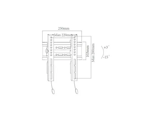 Кронштейн X-Digital STEEL ST215 Black