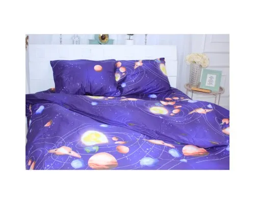 Постільна білизна MirSon Сатин 22-1282 Night Space Сімейний (2200003585667)