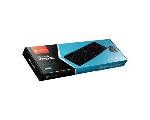 Комплект Canyon SET-1 Water resistant USB UA Black (CNE-CSET1)