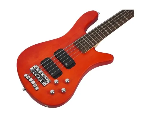 Бас-гітара Warwick RockBass Streamer Standard 5-String - Burgundy Red Transparent Satin (38414)