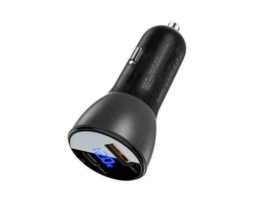 Зарядний пристрій Acefast 2xUSB 63W (USB-C + USB-A) B6 with digital display (6974316280972)