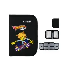 Пенал Kite 622-2 Hot Wheels, 1 відділення, 2 відворот (HW25-622-2)