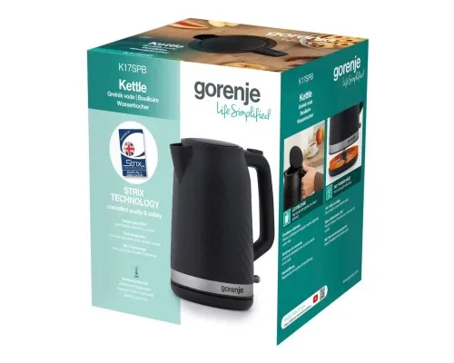 Електрочайник Gorenje K17SPB