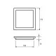 Світильник Eurolamp Downlight 12W 4000K (LED-DLS-12/4)