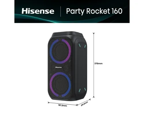 Акустична система Hisense Party Rocket 160 Black (20013565)