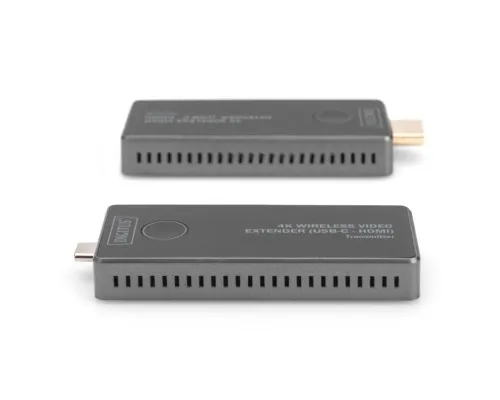 Адаптер HDMI extender 30m USB-C to HDMI 4K UHD wireless black Digitus (DS-55324)