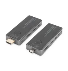 Адаптер HDMI extender 30m USB-C to HDMI 4K UHD wireless black Digitus (DS-55324)