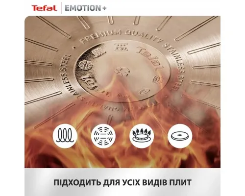 Сковорода Tefal для млинців Emotion+ 25см чорний (E3383855)