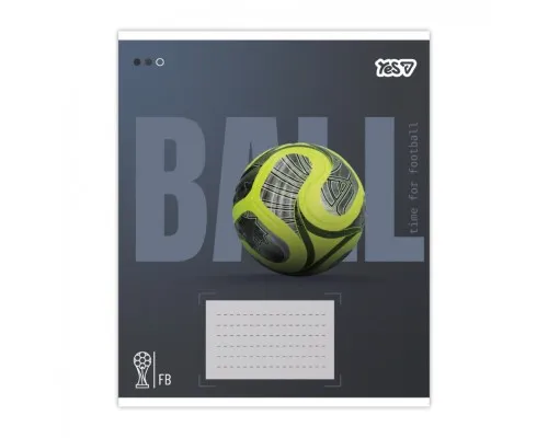 Зошит Yes Ball А5 12 аркушів лінія (768677)
