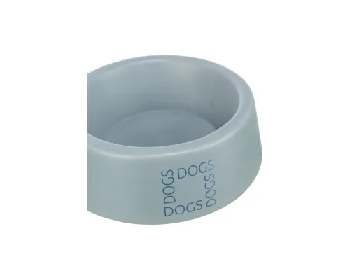 Посуд для собак Trixie Миска керамічна 400 мл сіро-блакитна (4047974252246)